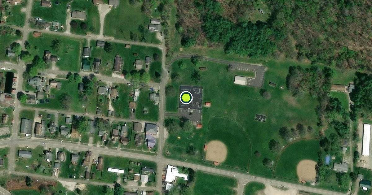 Satellite view of Midvale Pickleball Courts
