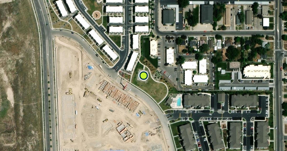 Satellite view of Midvale Pickleball Courts