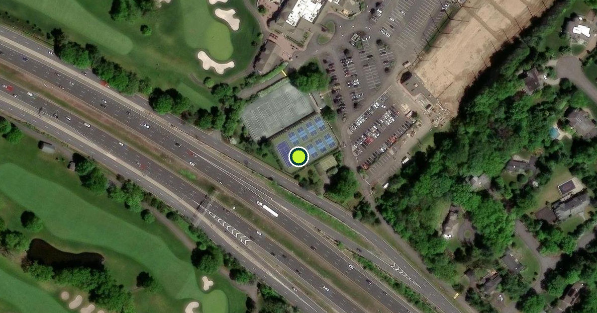 Satellite view of Millburn Pickleball Courts