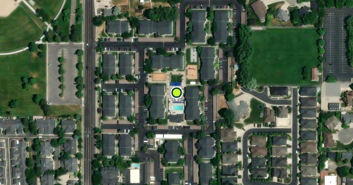 Satellite view of Millcreek Pickleball Courts