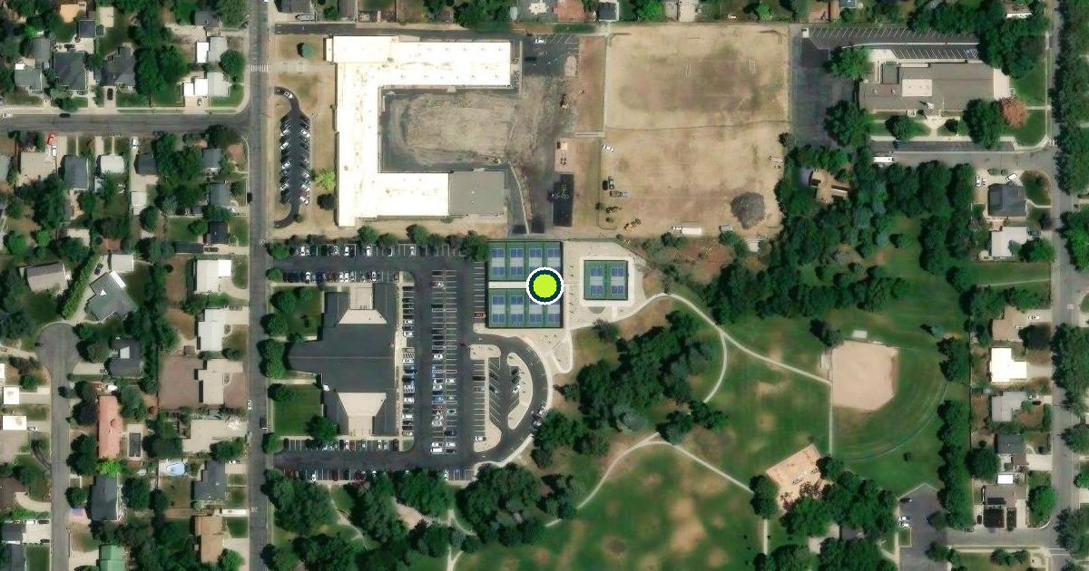 Satellite view of Millcreek Pickleball Courts
