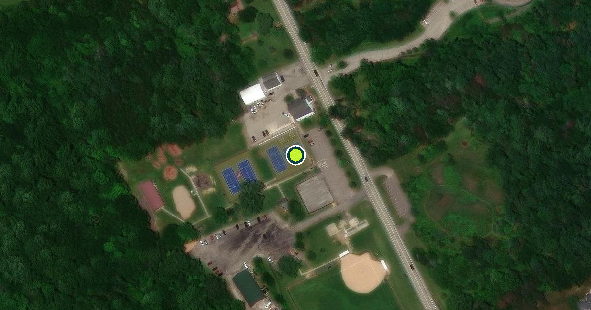 Satellite view of Millcreek Township Pickleball Courts