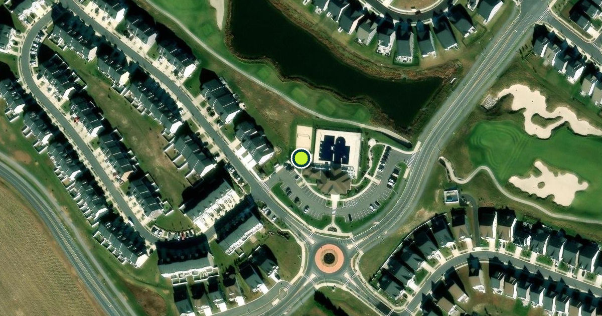 Satellite view of Millsboro Pickleball Courts