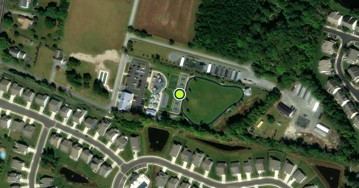 Satellite view of Millville Pickleball Courts