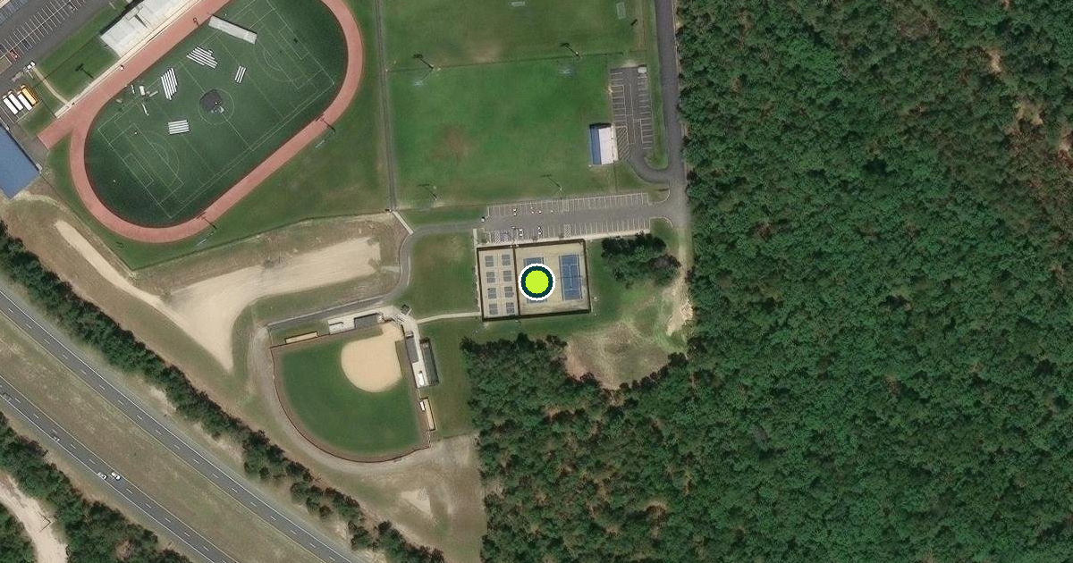 Satellite view of Millville Pickleball Courts