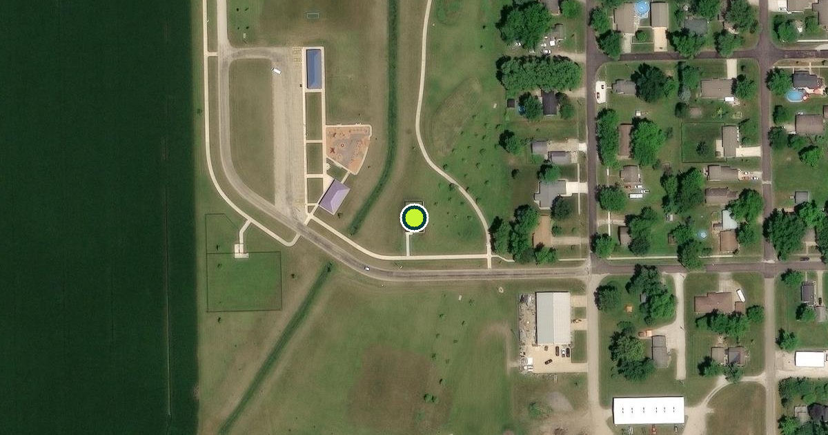 Satellite view of Minier Pickleball Courts