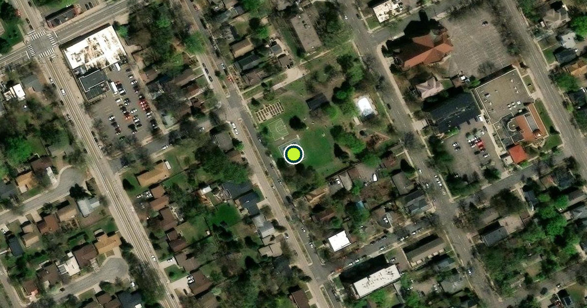 Satellite view of Minneapolis Pickleball Courts