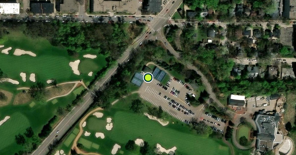 Satellite view of Minneapolis Pickleball Courts