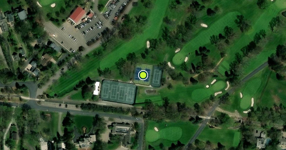 Satellite view of Minnetonka Beach Pickleball Courts
