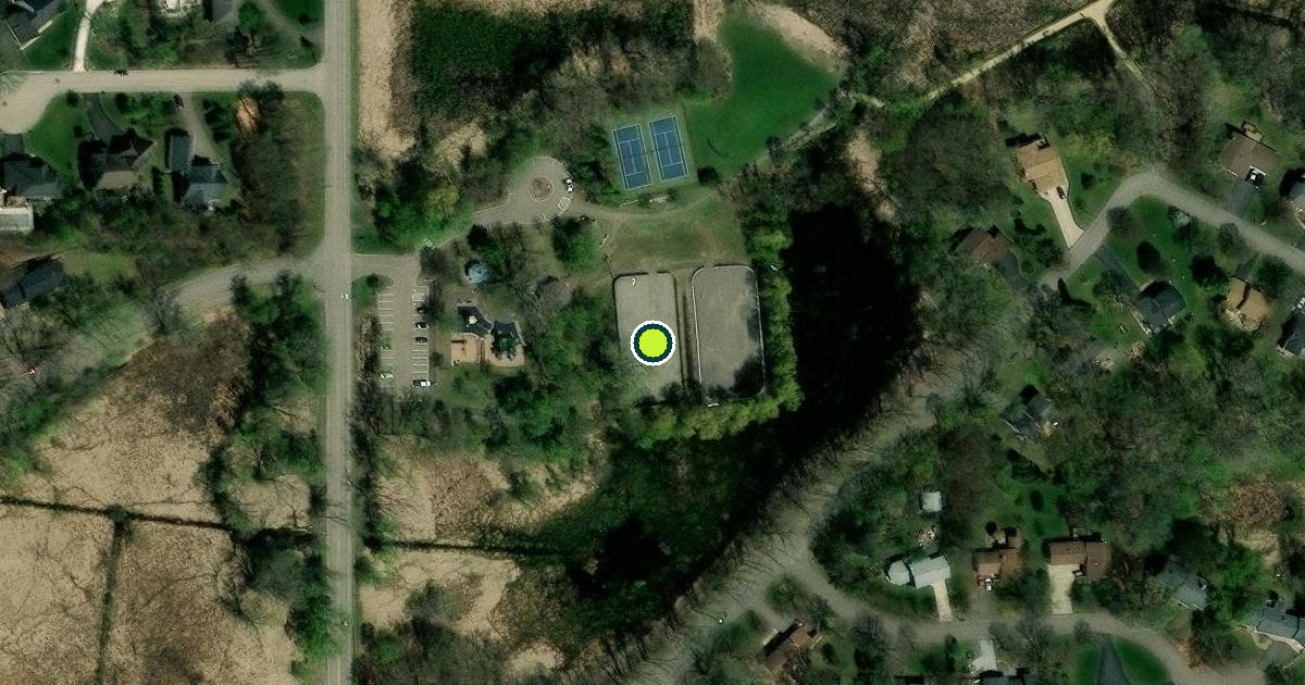Satellite view of Minnetonka Pickleball Courts