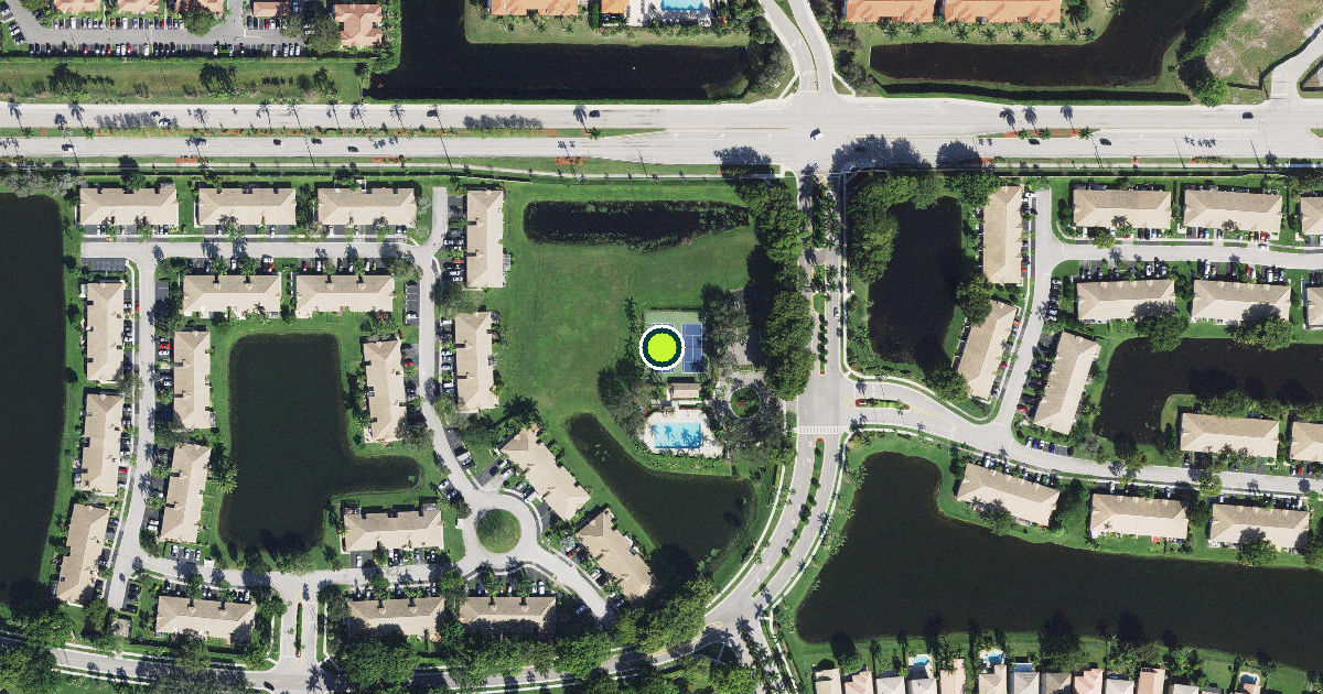 Satellite view of Miramar Pickleball Courts