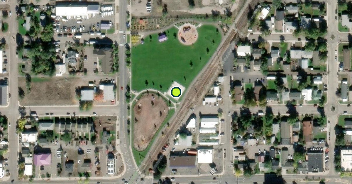 Satellite view of Missoula Pickleball Courts