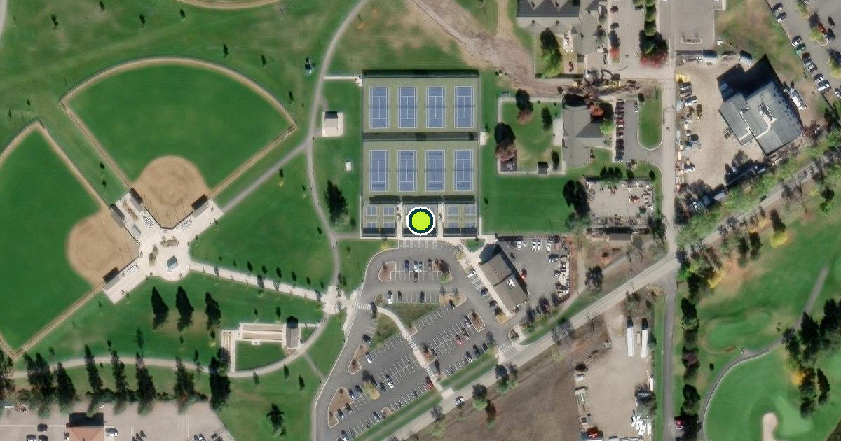 Satellite view of Missoula Pickleball Courts