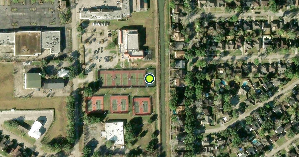 Satellite view of Missouri City Pickleball Courts