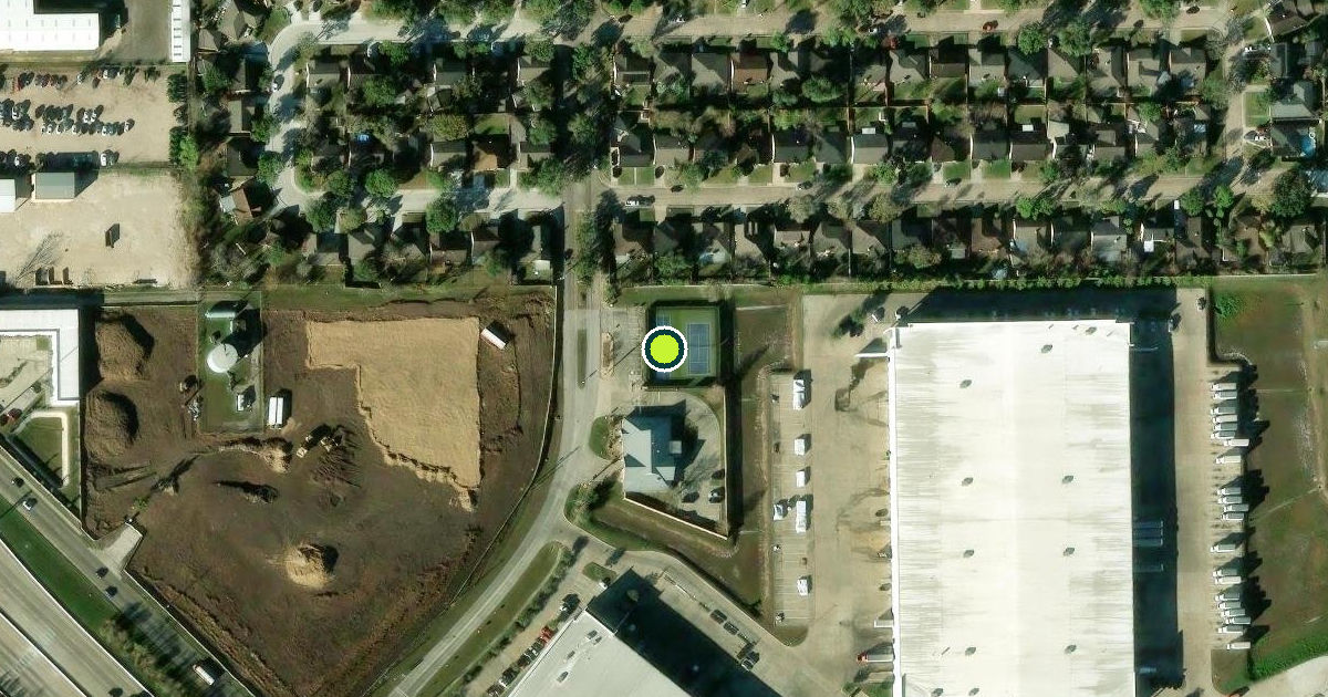 Satellite view of Missouri City Pickleball Courts