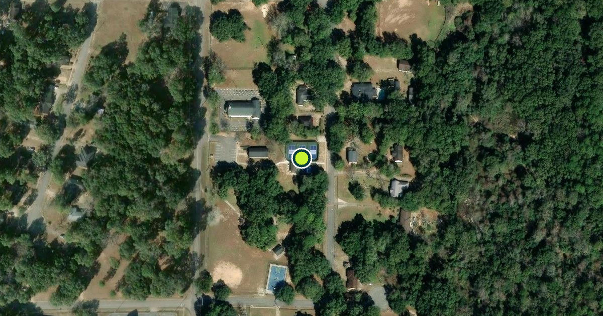 Satellite view of Mobile Pickleball Courts