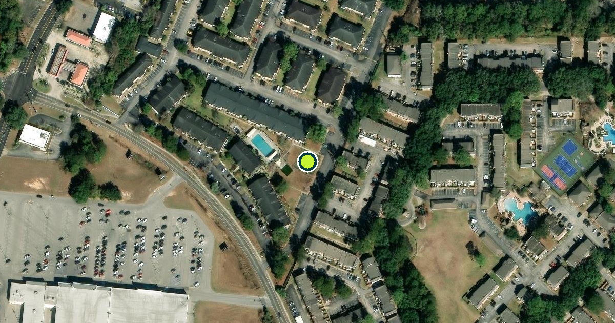 Satellite view of Mobile Pickleball Courts