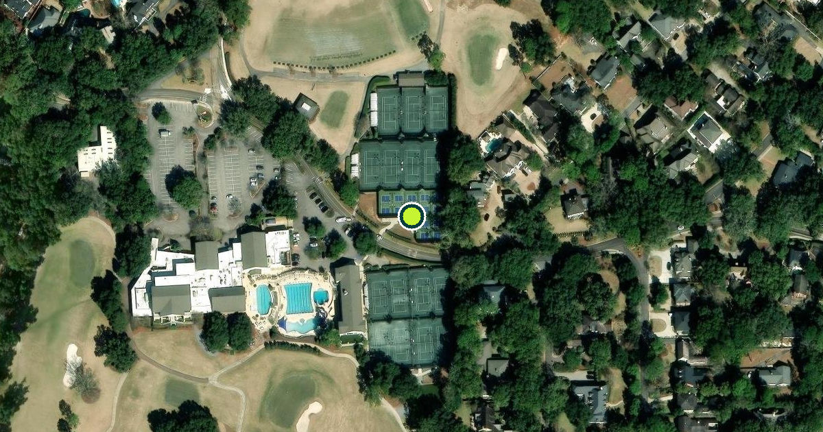 Satellite view of Mobile Pickleball Courts