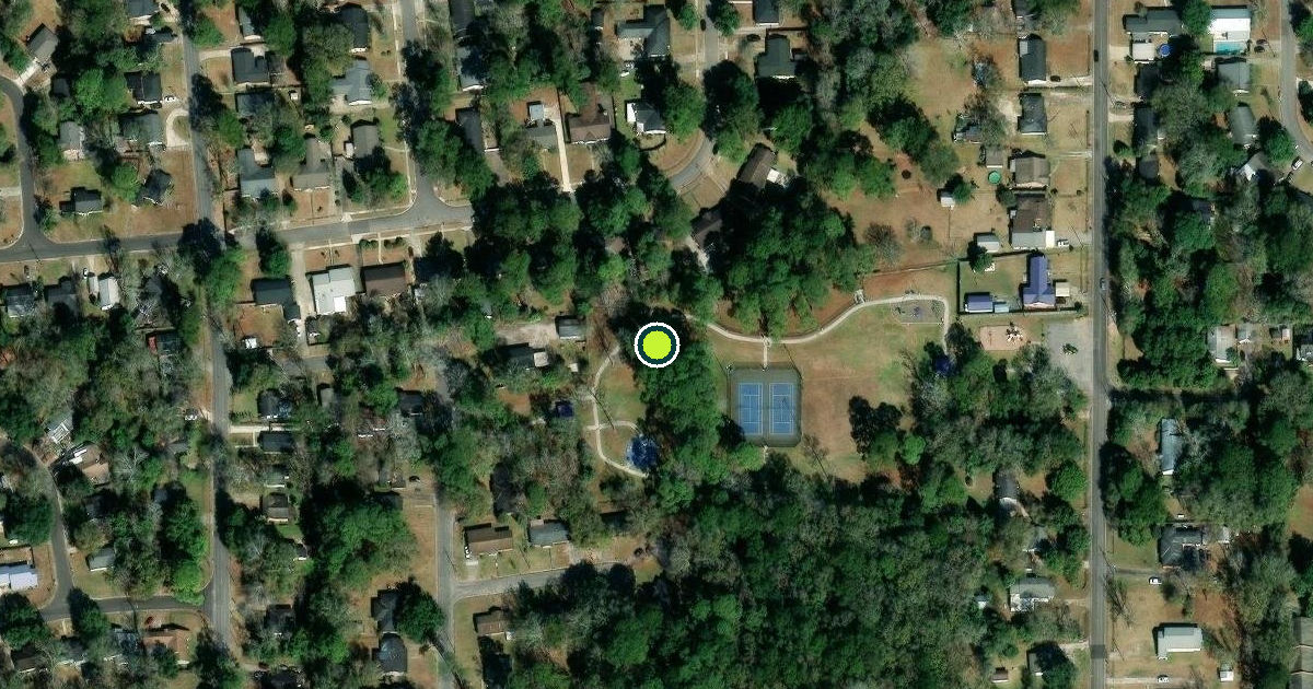 Satellite view of Mobile Pickleball Courts