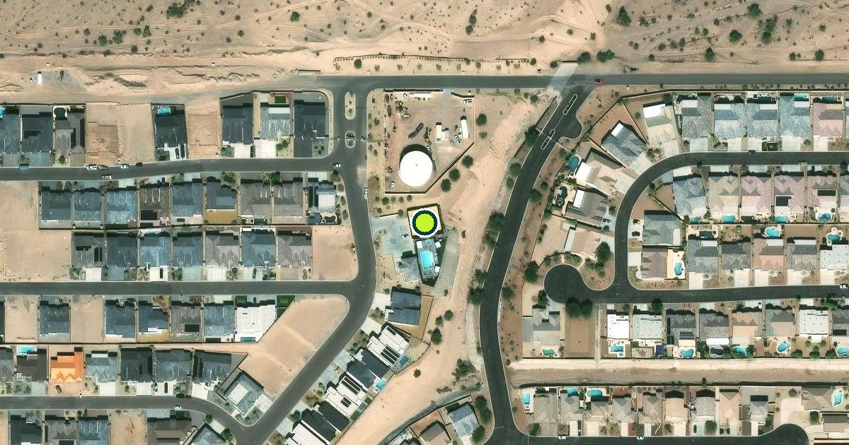 Satellite view of Mohave County Pickleball Courts