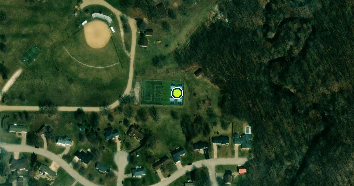 Satellite view of Monmouth Pickleball Courts