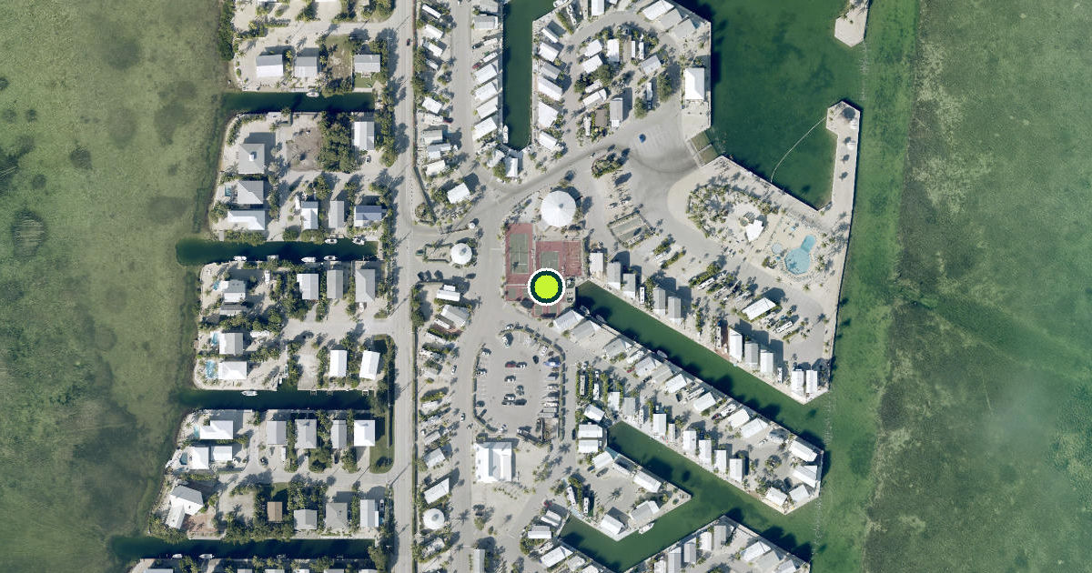 Satellite view of Monroe County Pickleball Courts