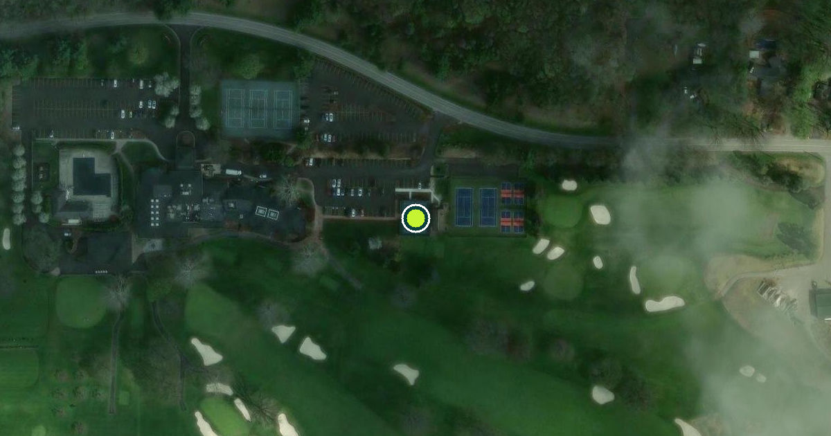 Satellite view of Monroe County Pickleball Courts