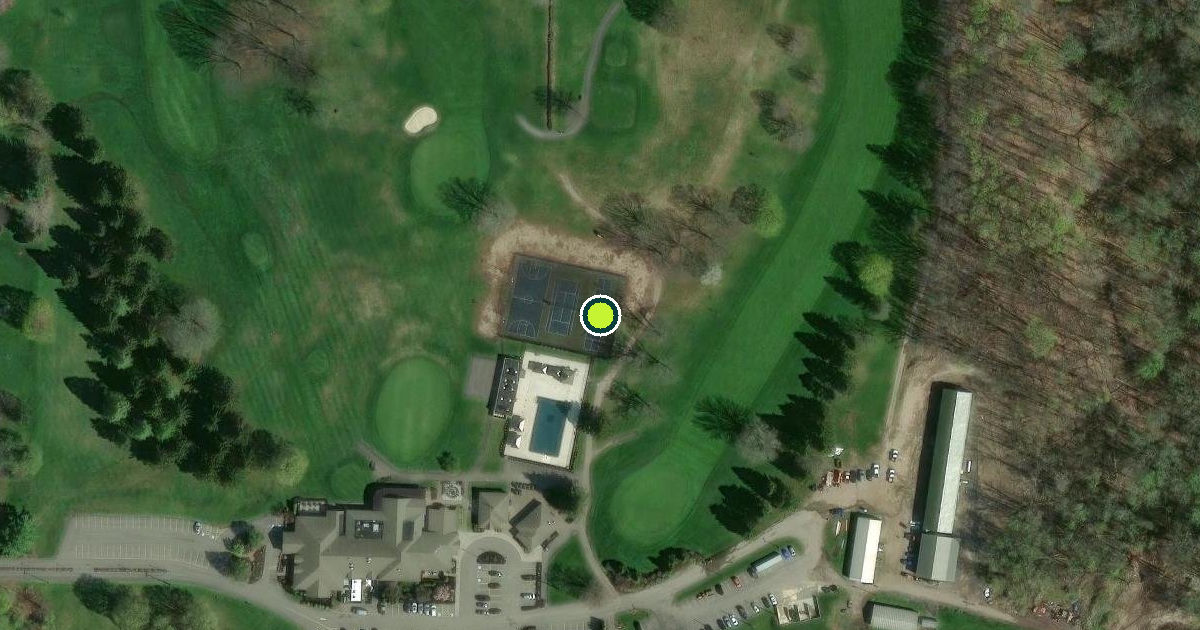 Satellite view of Monroe County Pickleball Courts