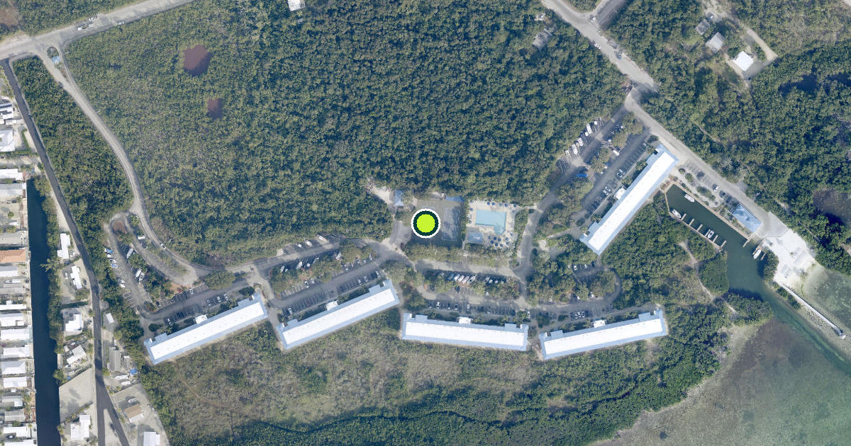Satellite view of Monroe County Pickleball Courts