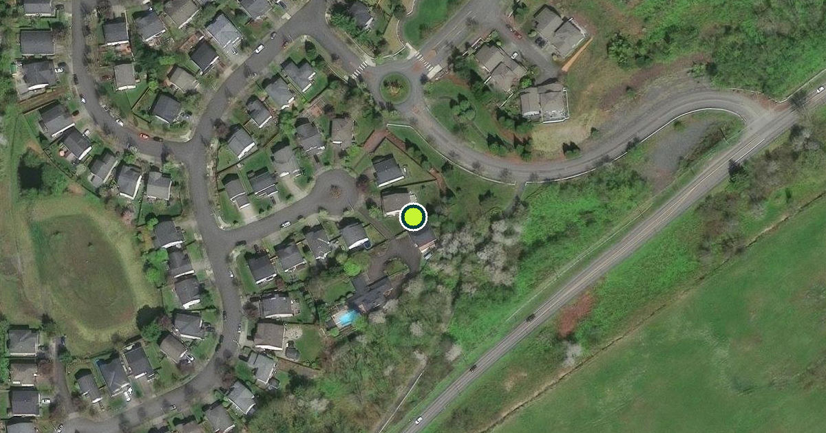 Satellite view of Monroe Pickleball Courts
