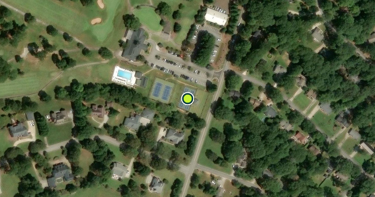 Satellite view of Monroe Pickleball Courts