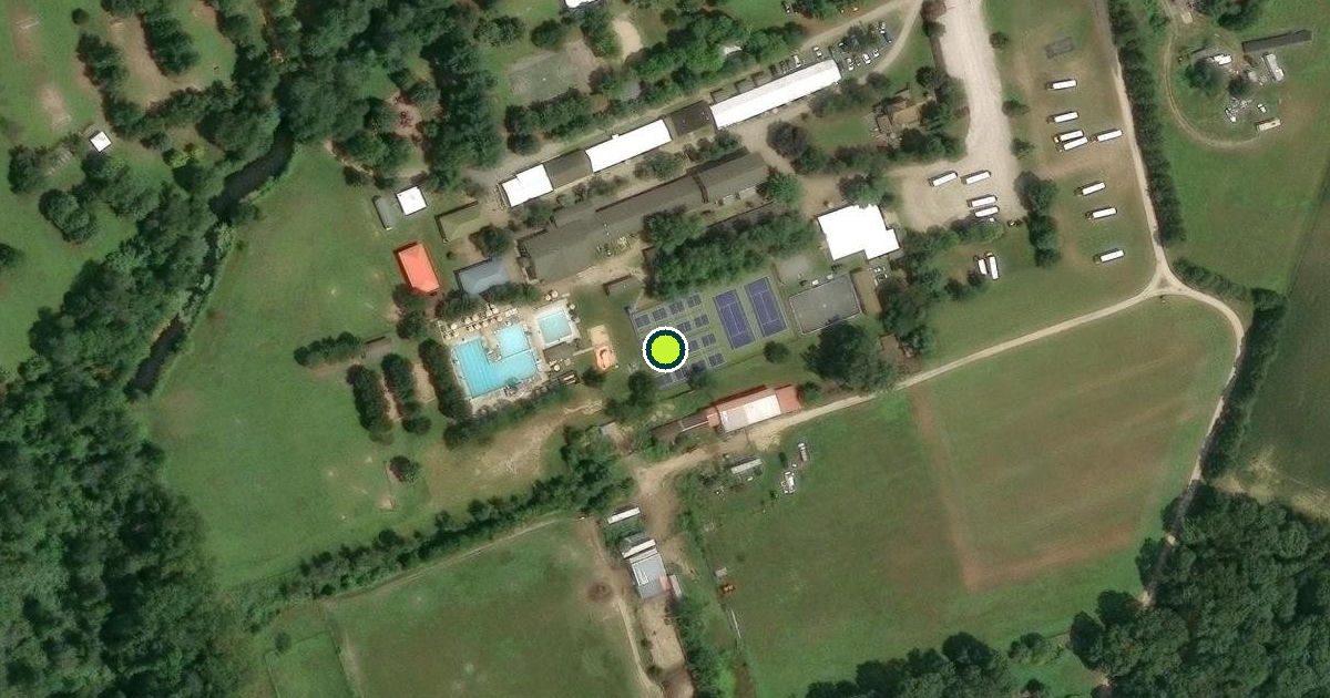 Satellite view of Monroe Township Pickleball Courts