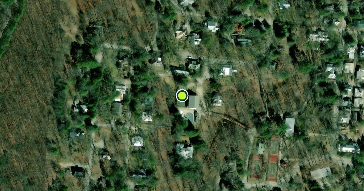 Satellite view of Monteagle Pickleball Courts