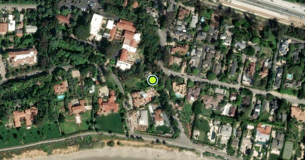 Satellite view of Montecito Pickleball Courts