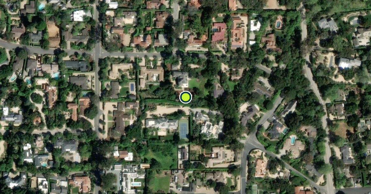 Satellite view of Montecito Pickleball Courts