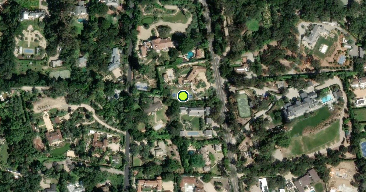 Satellite view of Montecito Pickleball Courts