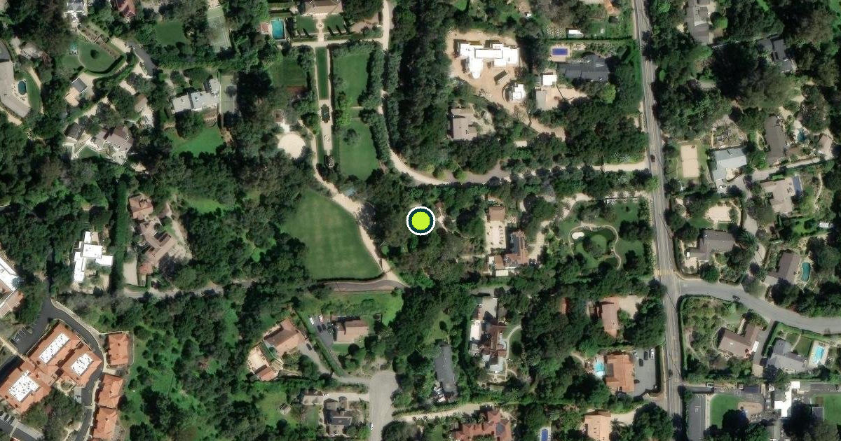 Satellite view of Montecito Pickleball Courts