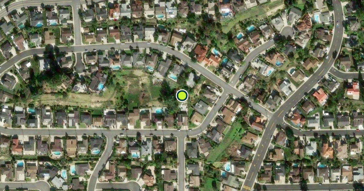 Satellite view of Monterey Park Pickleball Courts