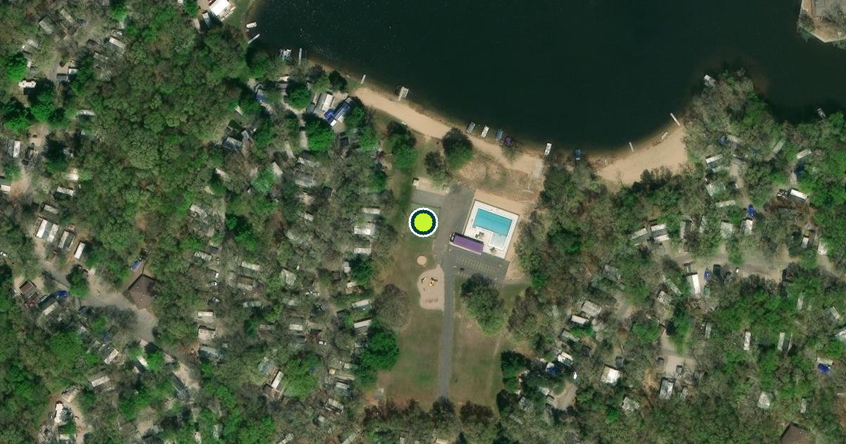 Satellite view of Monterey Township Pickleball Courts