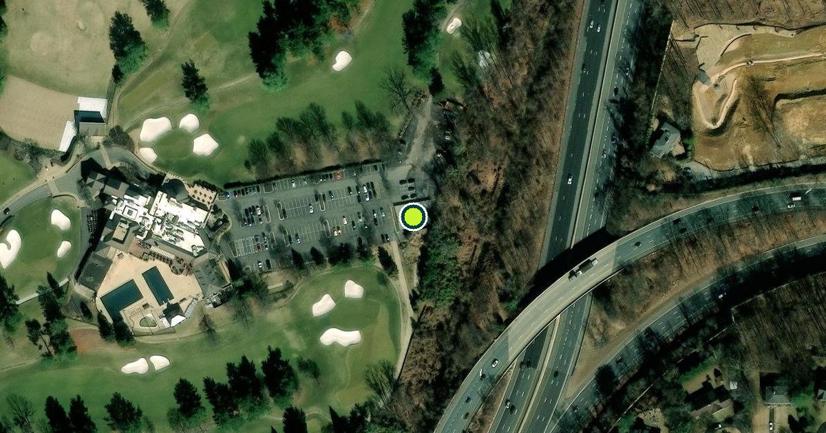 Satellite view of Montgomery County Pickleball Courts