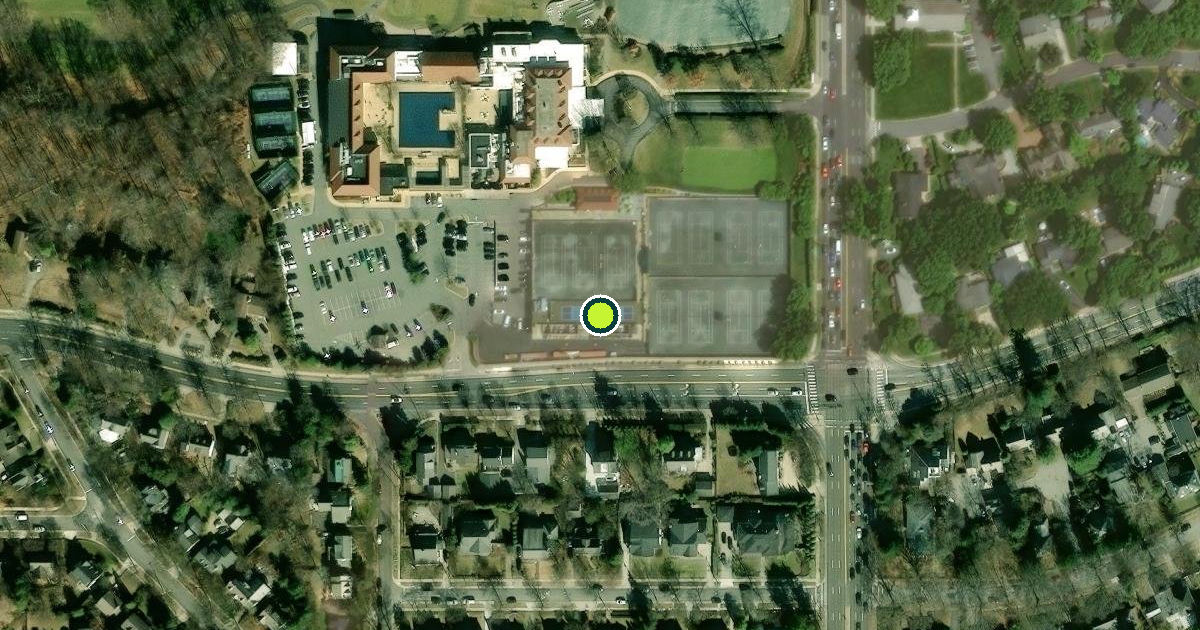 Satellite view of Montgomery County Pickleball Courts