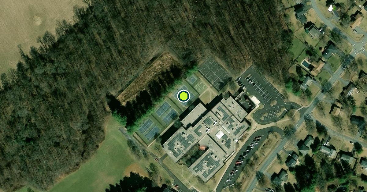 Satellite view of Montgomery County Pickleball Courts