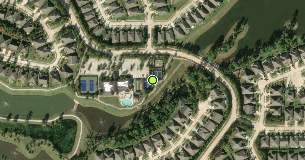 Satellite view of Montgomery County Pickleball Courts