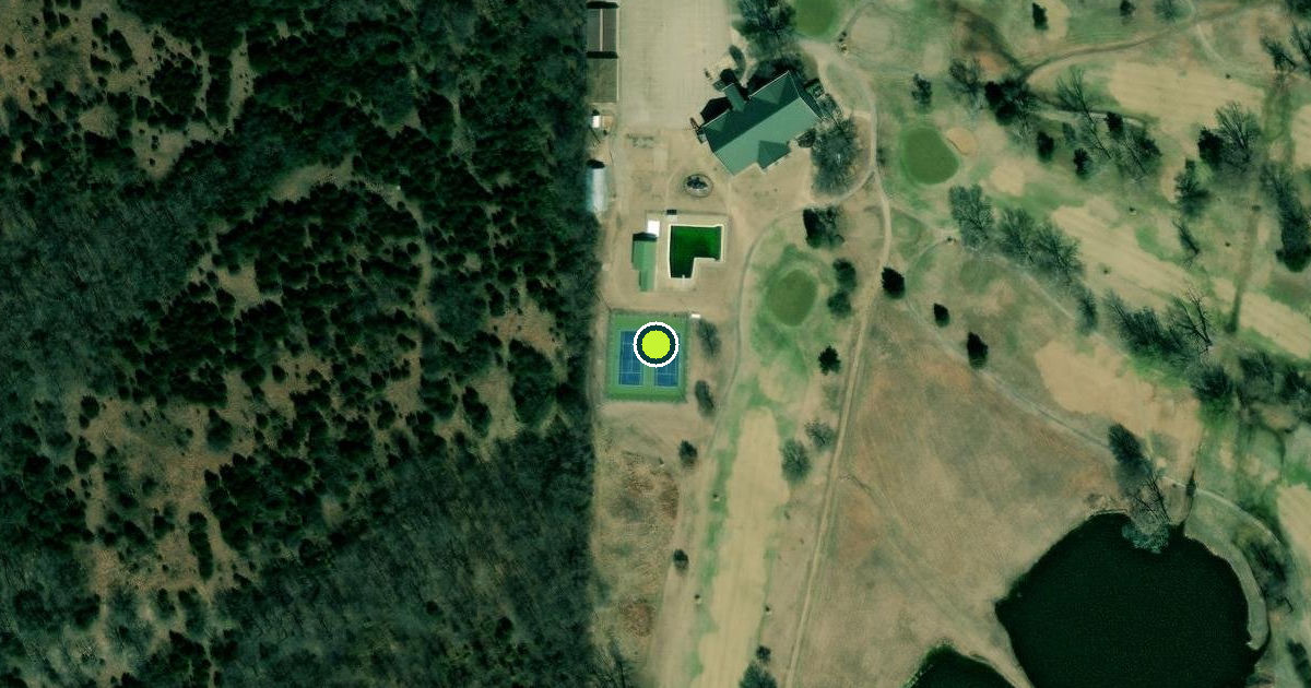 Satellite view of Montgomery County Pickleball Courts