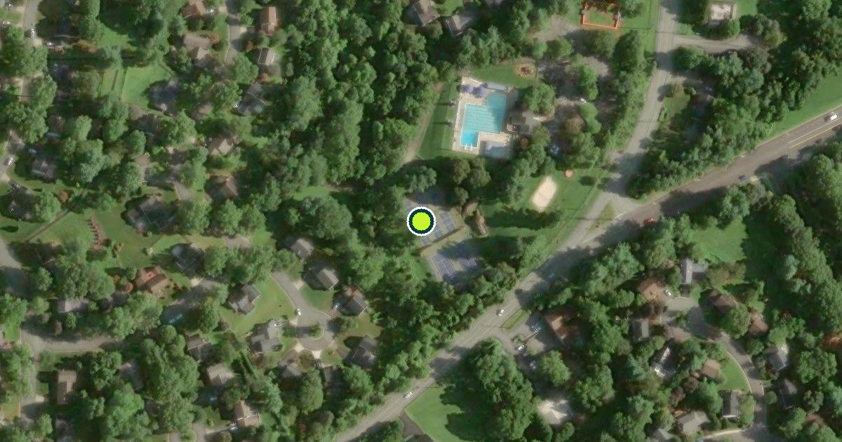 Satellite view of Montgomery County Pickleball Courts