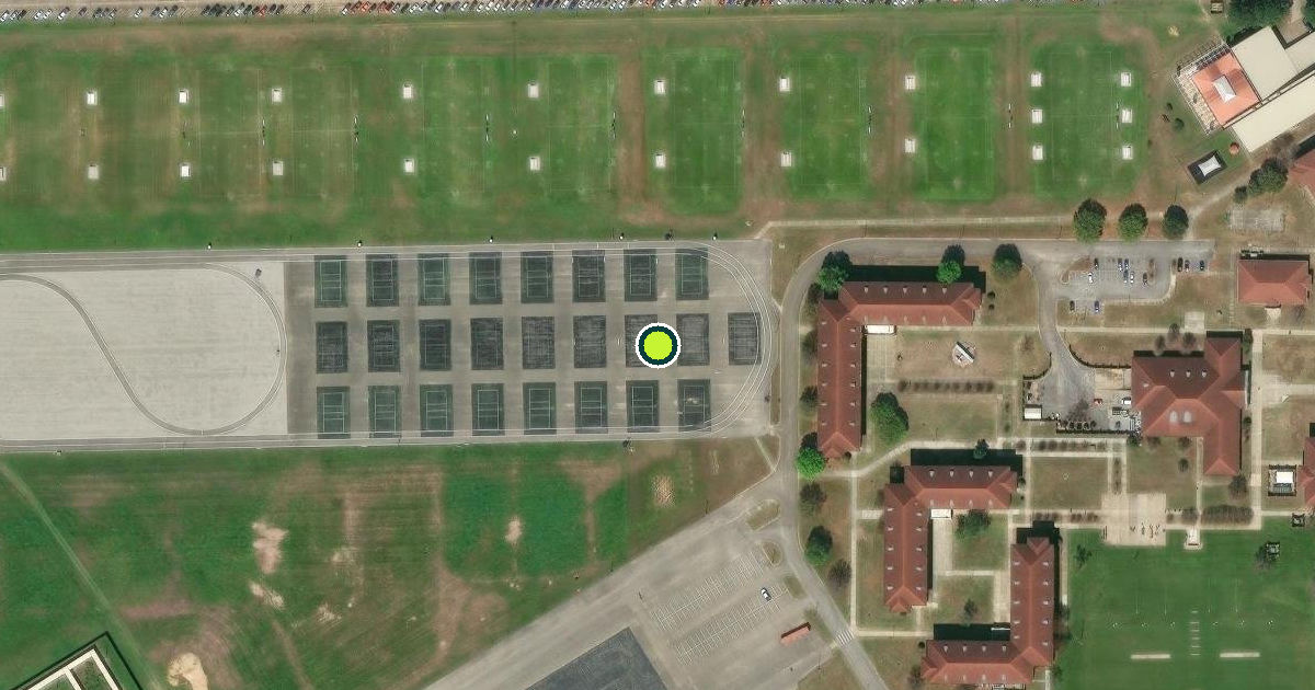 Satellite view of Montgomery Pickleball Courts
