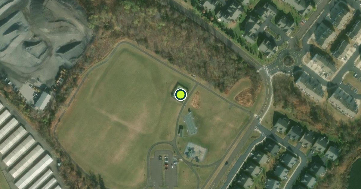 Satellite view of Montgomery Township Pickleball Courts