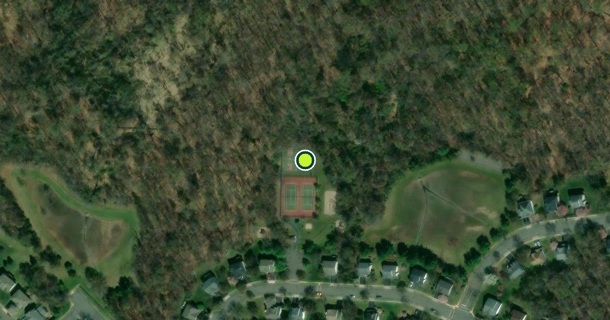 Satellite view of Montgomery Township Pickleball Courts