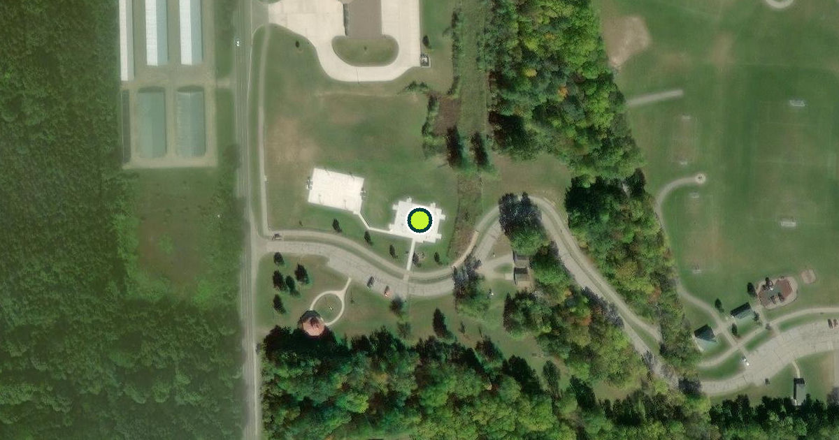 Satellite view of Montrose Charter Township Pickleball Courts