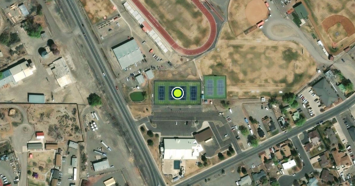Satellite view of Montrose Pickleball Courts